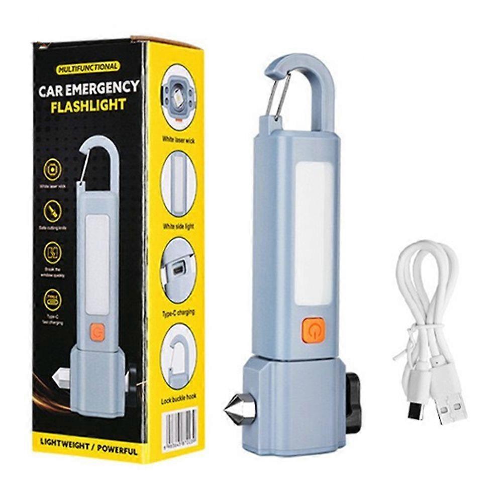 Portable LED Work Light with Magnet - Multi-function, Compact, Rechargeable Flashlight for Safety, Auto & Home Use