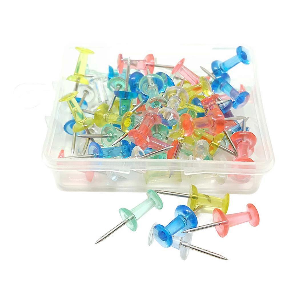 Wall Push Pins Pushpin Thumbtack for Fixing 40Pcs Assorted