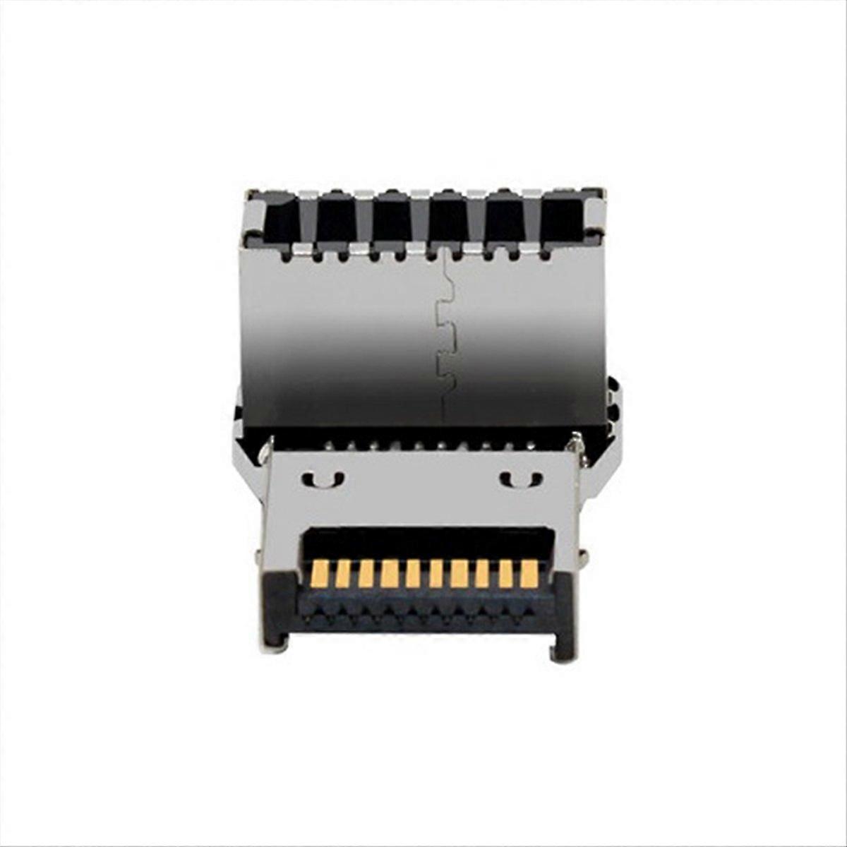 Type-E 90 Degree USB3.1 10G Front Type-C Adapter A