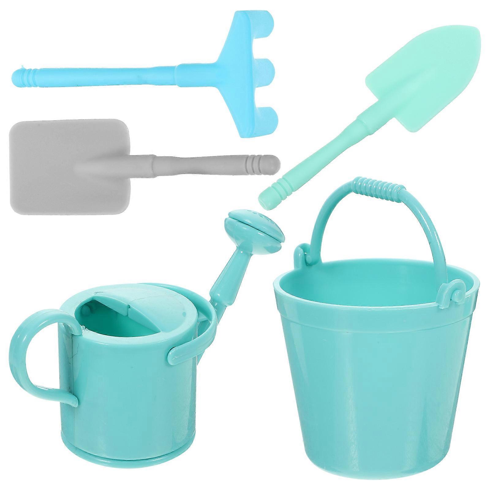 Art Decor Garden Tool with 2Sets of Miniature Rake Models