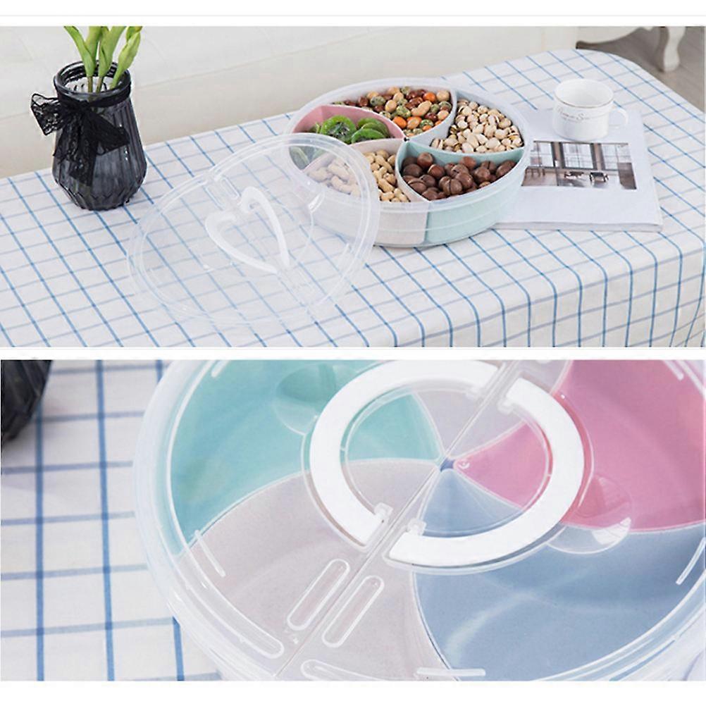 Dried Fruit Box Candy Box for Candy Storage 5-Compartments