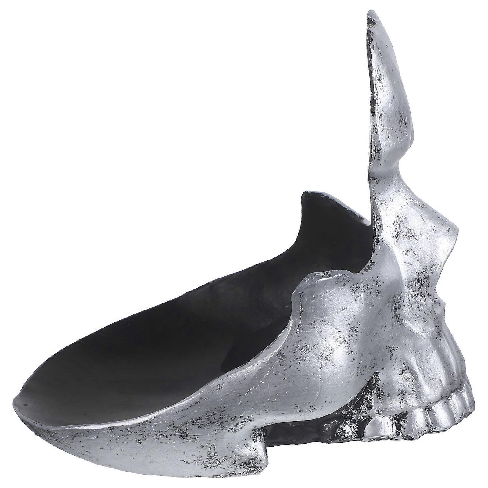 Resin Skull Glasses Holder Rack for Display Featuring Stand