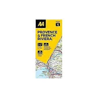 AA Road Map Provence & Ranskan Riviera (AA Road Map France)