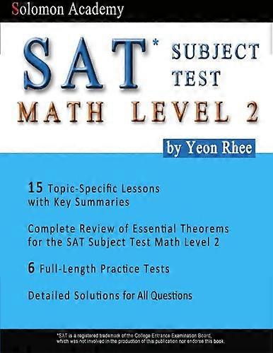 Solomon Academy's SAT  - Subject Test Math Level 2