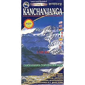 Kanchanjanga-Kanchanjanga Conservation Area kartta-asteikko 1:100 000