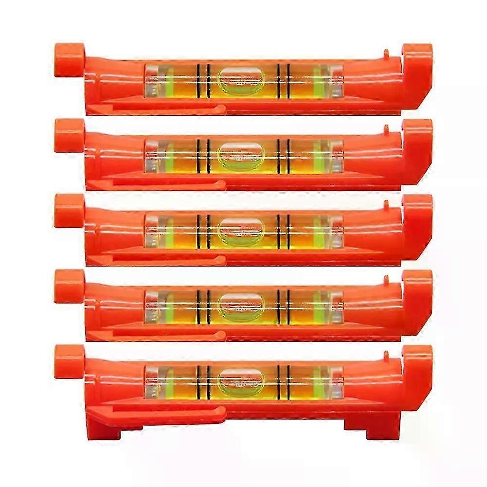 5 Pcs Line Hanging Bubble Level Gradienter 75x125mm For Building Construction String Level Mini Horizontal BubbleLevels