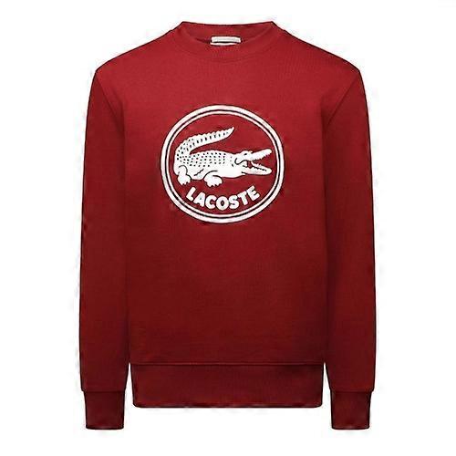 Lacoste Mens Logo Crew Neck Sweatshirt