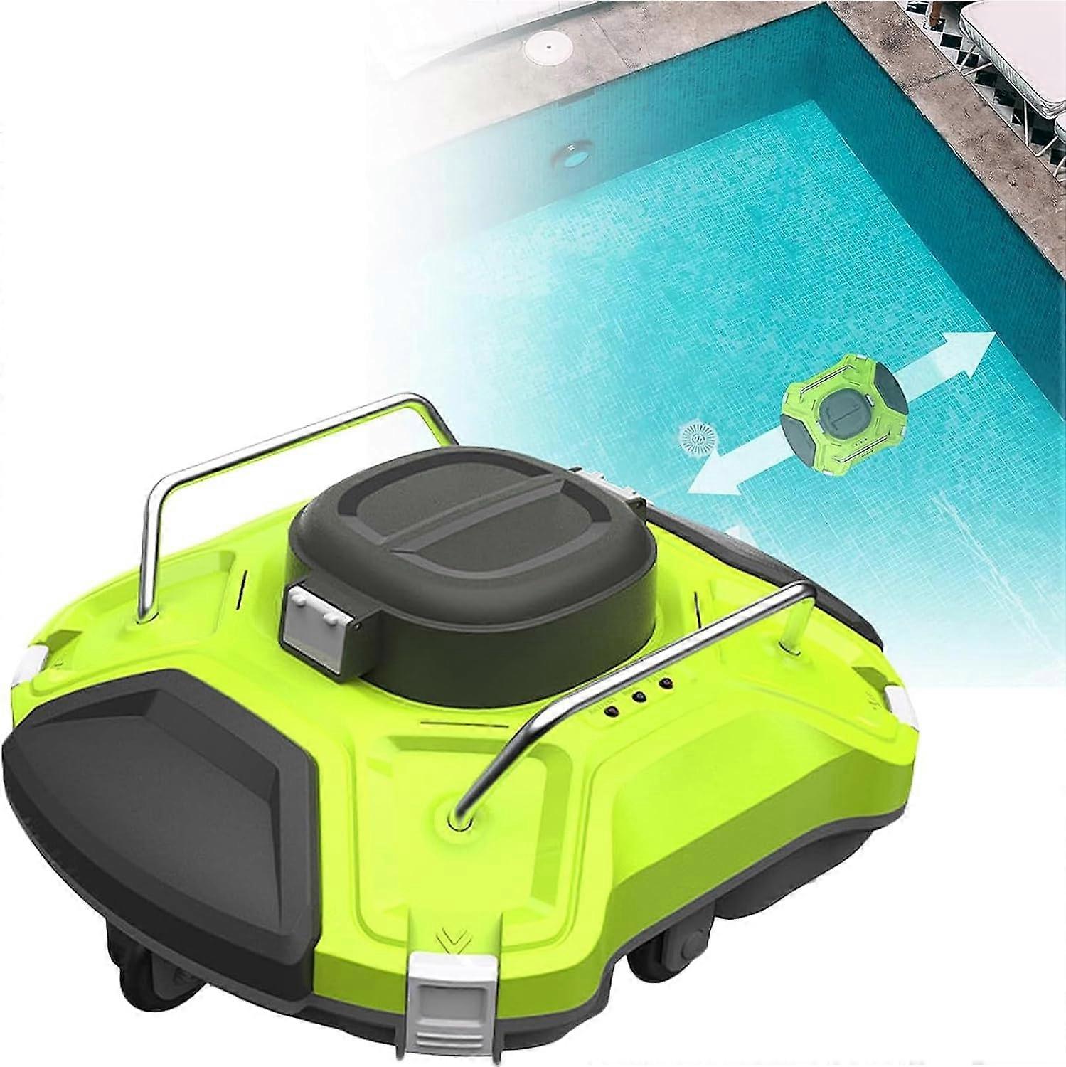 Cordless Robotic Pool Cleaner with Smart Navigation and  Loading Filter for Inground and Above Ground Pools