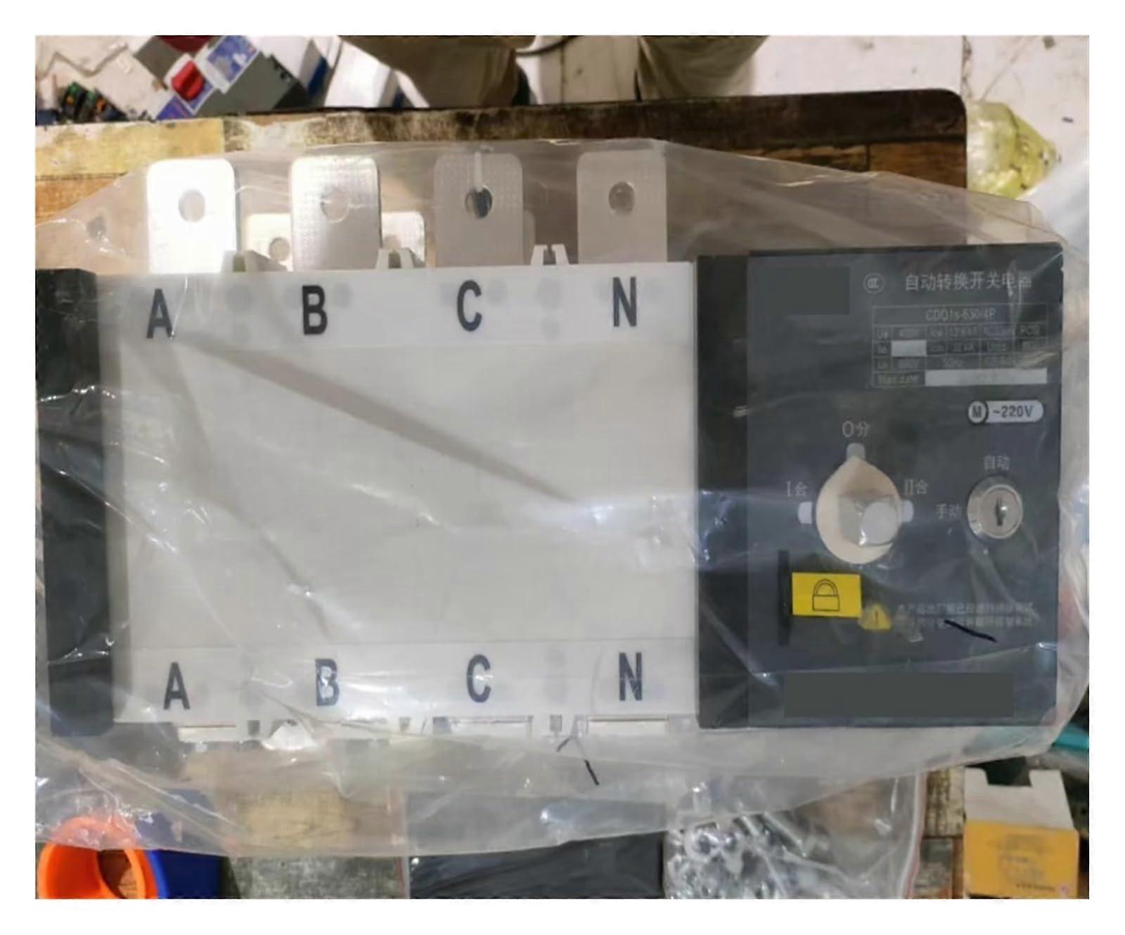 Dual Power Transfer Switch 4 Pole 400A Three Phase Quick Source Changeover for Generator Backup