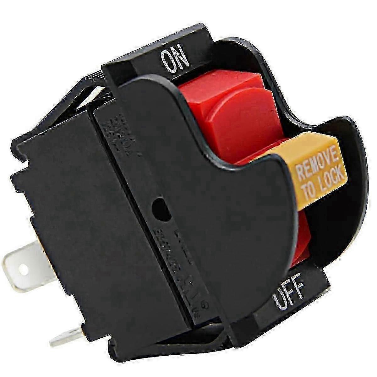 Replacement on-off toggle switch compatible with SW7A table saw and drill press