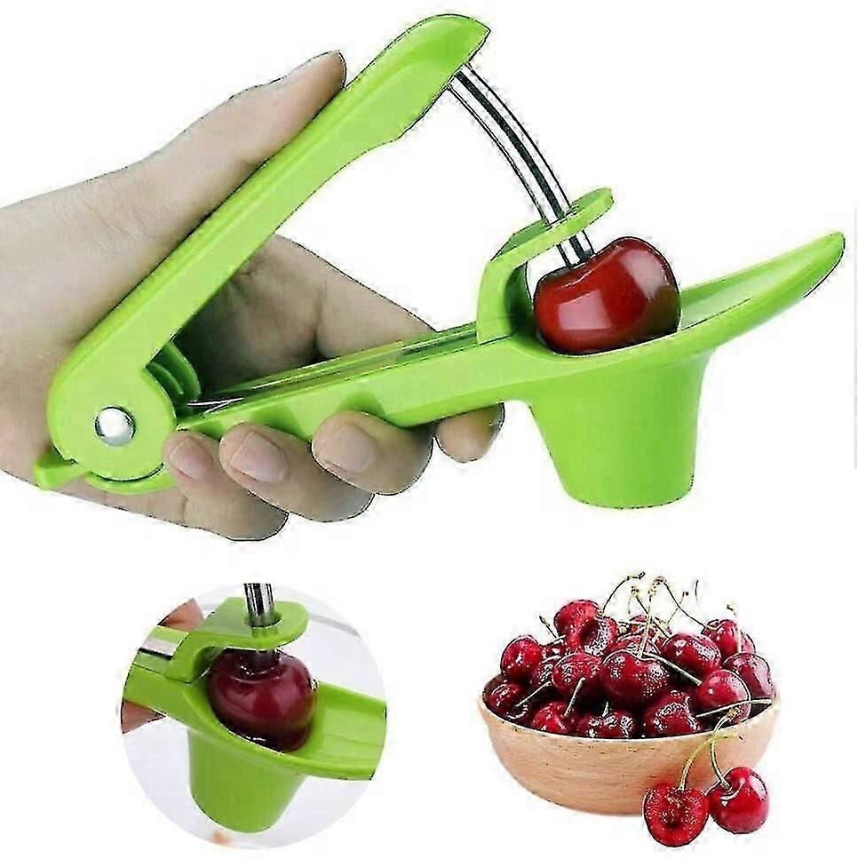 Press-type cherry cherries corer, red dates corer, creative core-slicing and seed-taking kitchen too