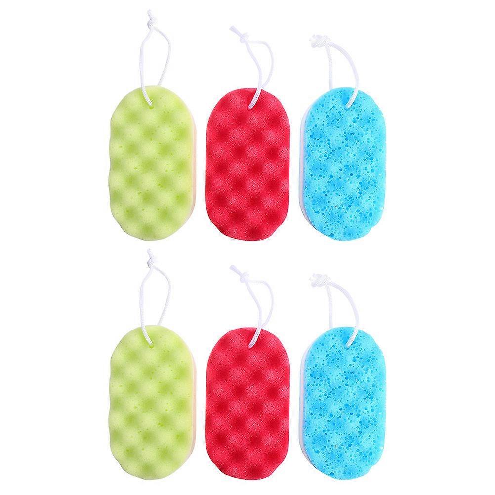 Bath Sponge Exfoliating Body Scrubber for Bath 6Pcs Pack