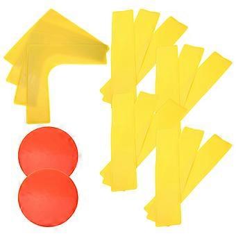 PVC Football Training Signs Spot Markers for Sports Training 2Sets