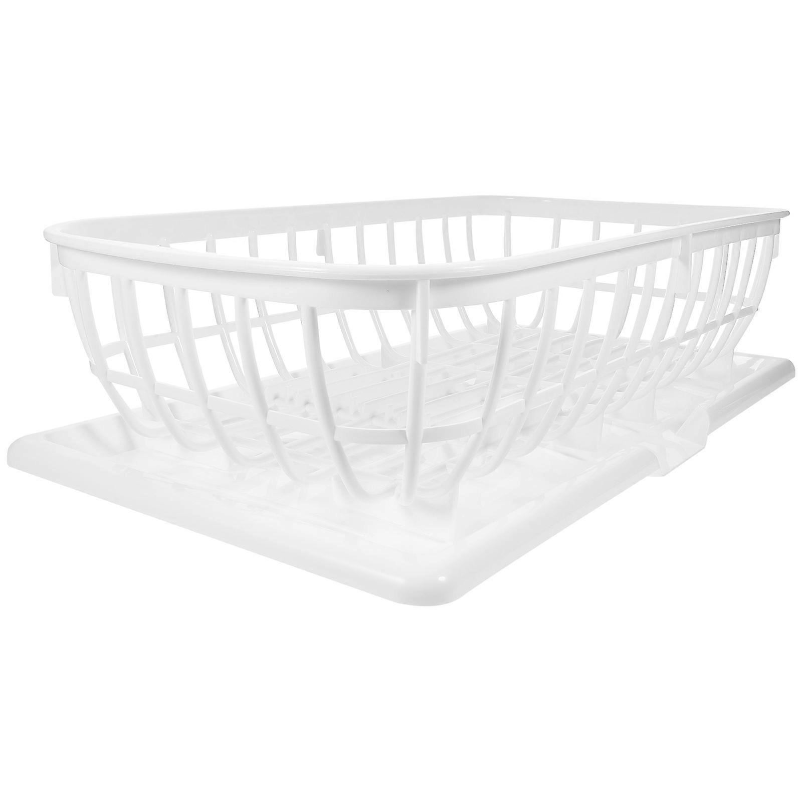 Dish Drying Rack Plastic Tableware Drain Rack for Storage Use