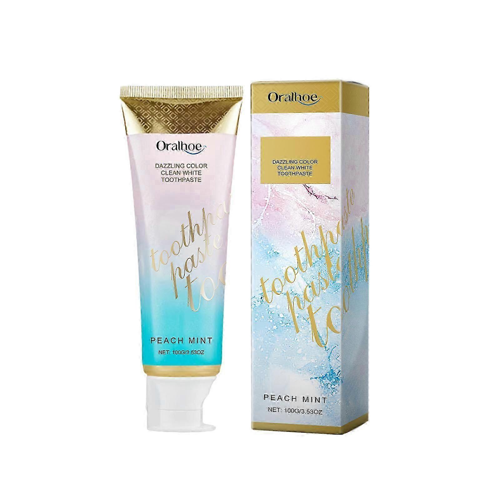 Peachloft Toothpaste,Peachloft Teeth Whitening Toothpaste,Peach Mint Toothpastes
