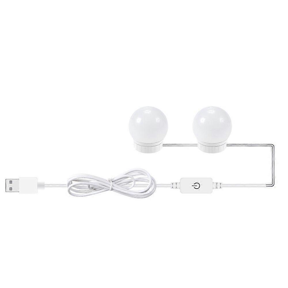 3 Color Temperature Mirror Front Lamp, Power source: 2 LEDs