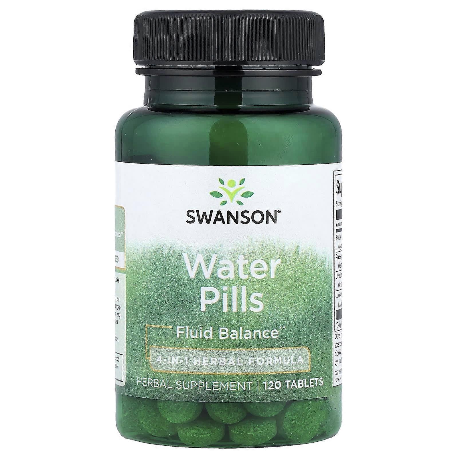 Swanson, Water Pills, 120 Tablets, 3-Pack