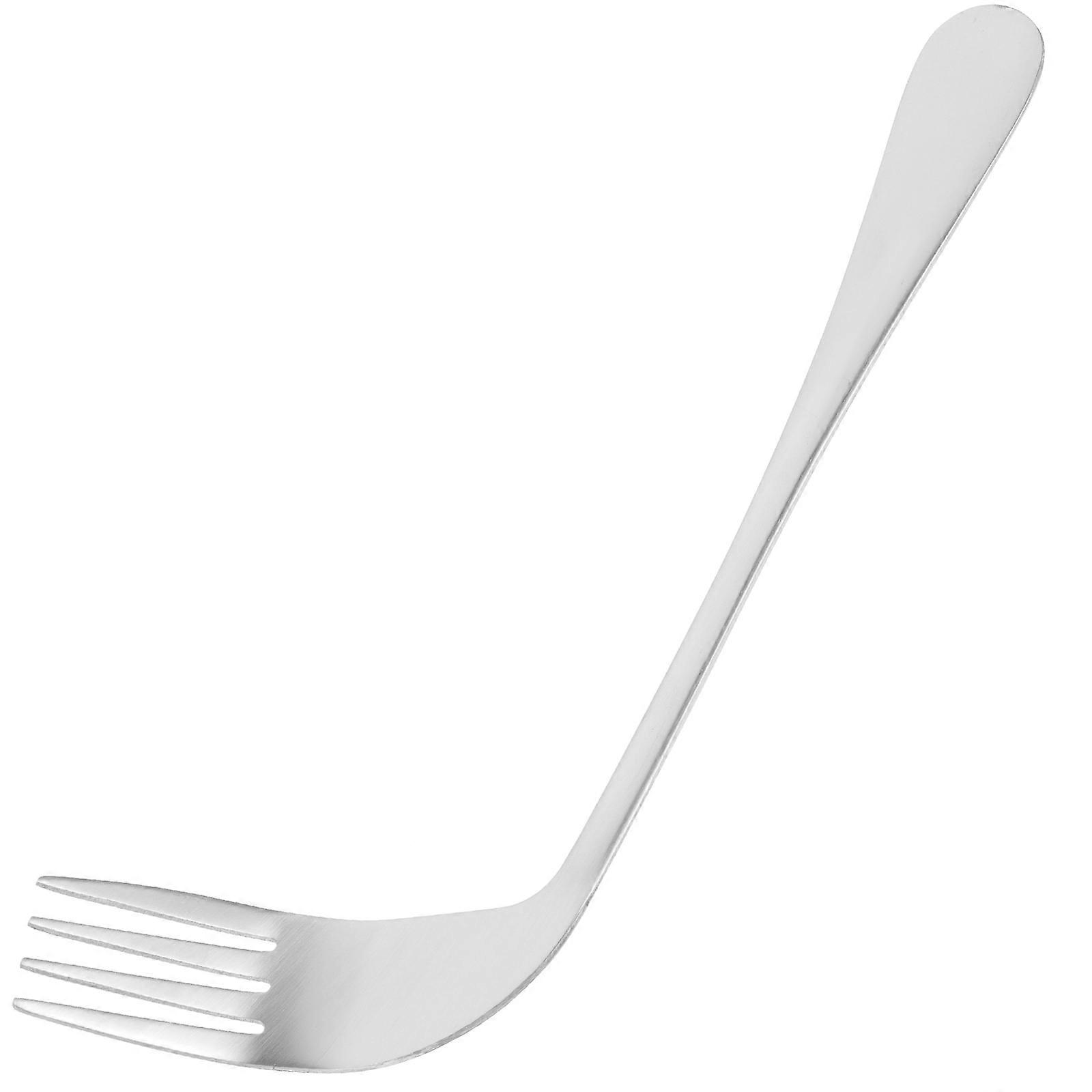 Left-hand Angled Fork Lightweight Ergonomic Fork Eating Feeding Fork Assist Tableware