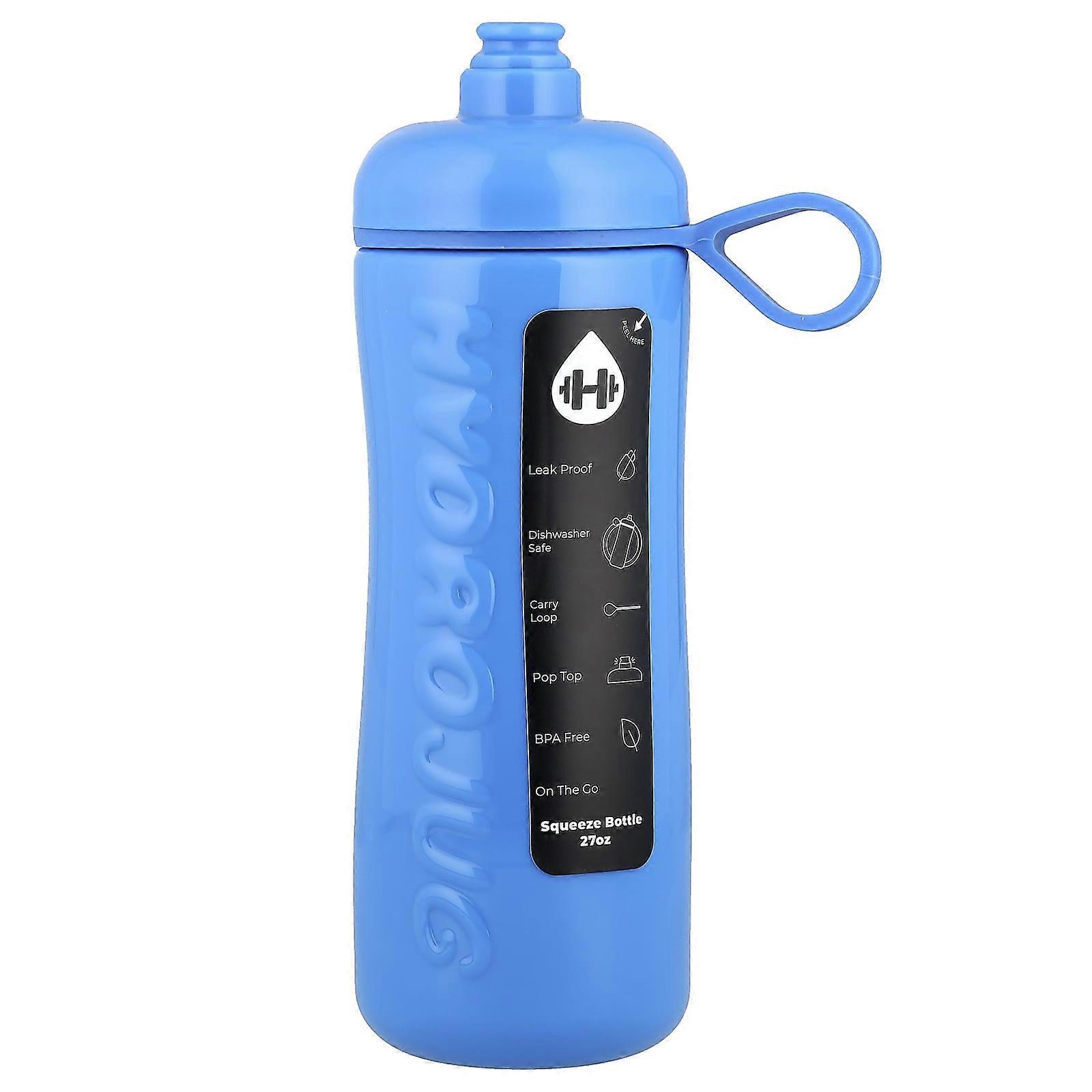 HydroJug, Squeeze Bottle, Cobalt, 27 oz, 2-Pack