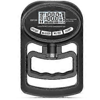 Hand Dynamometer Grip Strength Tester 265lbs Electronic Trainer with USB Charging Black