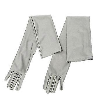Wedding Gloves Pair of Elbow Gloves compatible with Hand Dressing in Grey