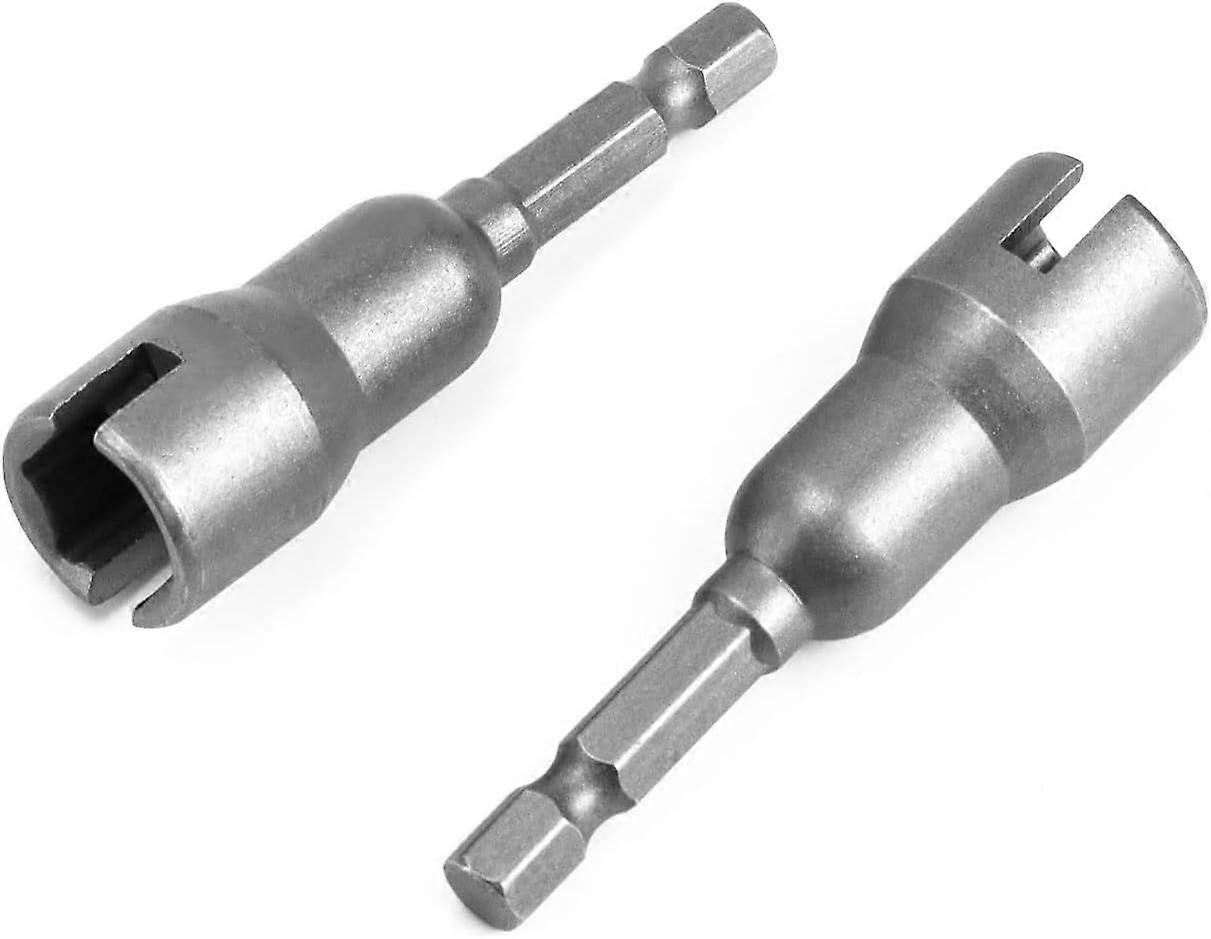 Wing Nut Driver, 2 Pack, Power Wing Nut Drill Bit Socket Tool with 1/4 Quick