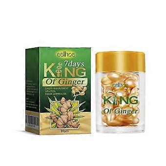 King Of Ginger Scalp Care, Hair Thickening & Nourishing Treatment Capsules ,30pcs