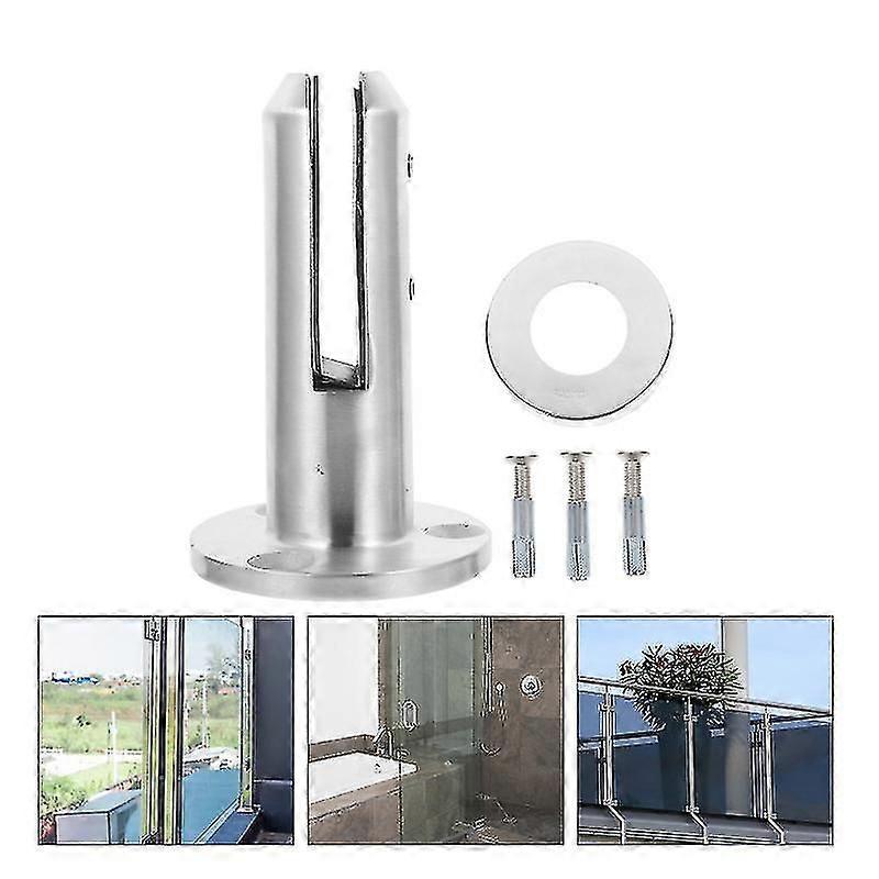 1set Floor Glass Clip Clamp