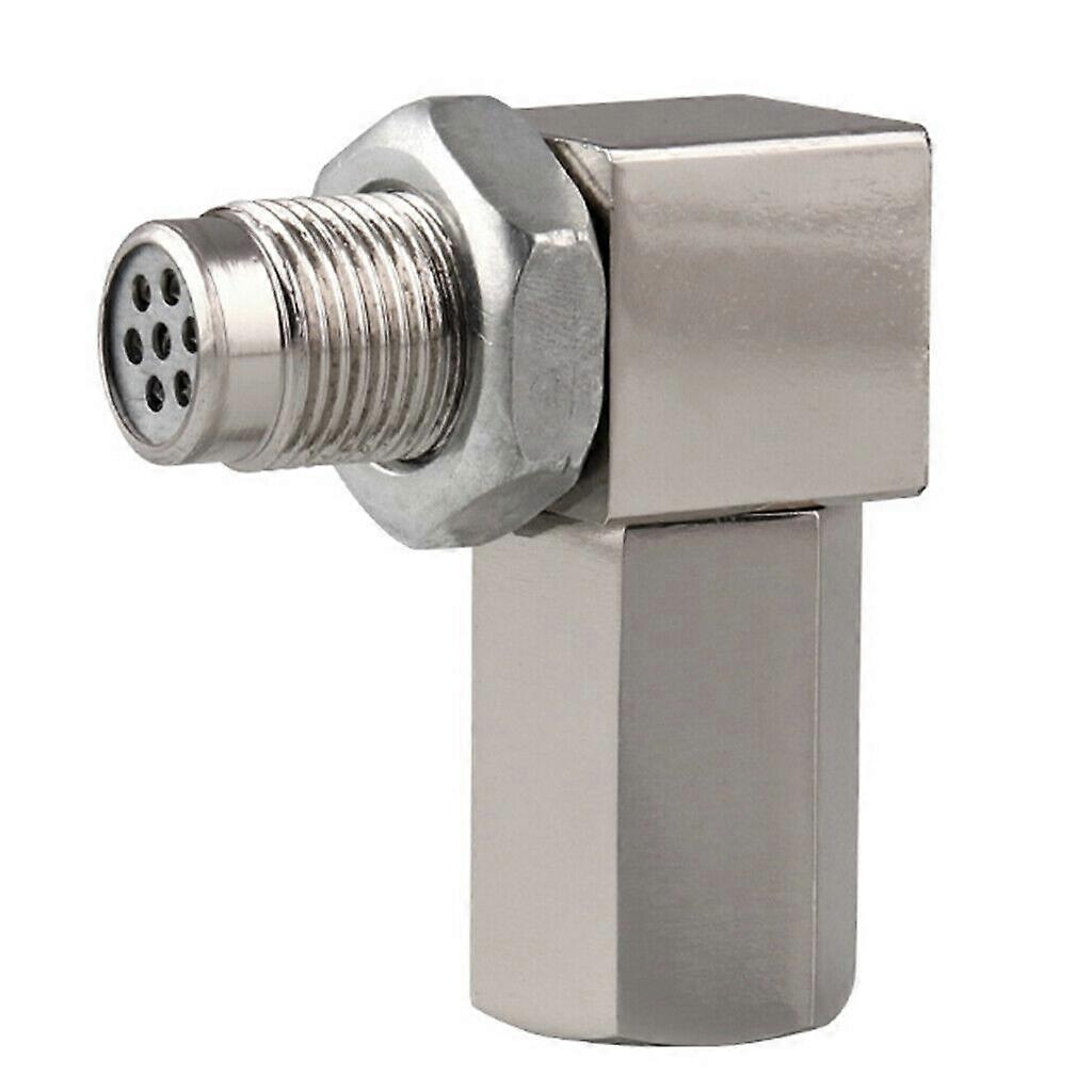 Exhaust Catalyst Rear Oxygen Sensor Spacer 90 Degree Mini Catalyst Lambda O2 Adapter Fix, *1.5 Universal