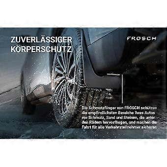 Bavettes arrière FROSCH compatibles avec Mazda 6 (à partir de 2018), berline, lot de 2, noires
