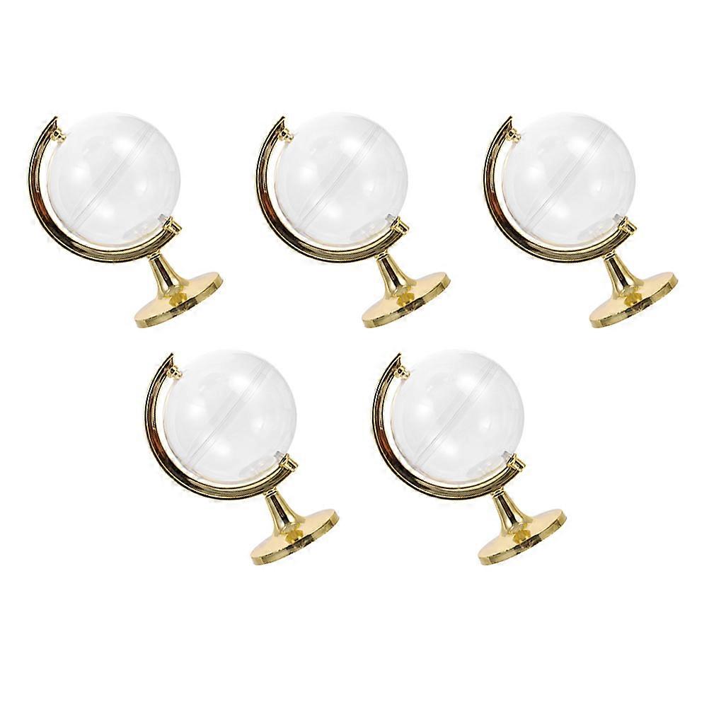 Mini Candy Box Globe Shape Design for Home Use 5Pcs Set