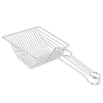 Metal Cat Litter Scoop Scooper Poop Pet Sand Shovel Cleaning Tool Hollow Design