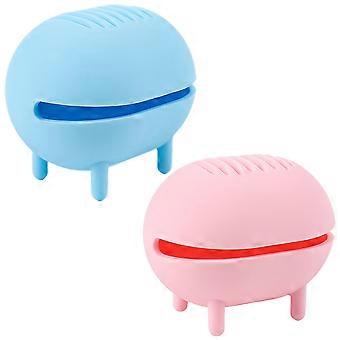 Silicone Makeup Blender Box Makeup Puff Holder 2Pcs for Travel Use