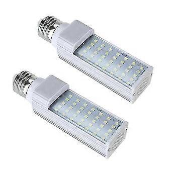 2x Fishpod Weiß Pflanze Aquarium 7w Wachsen Licht Led Tank Fisch Korallen Birne E27 Lampe