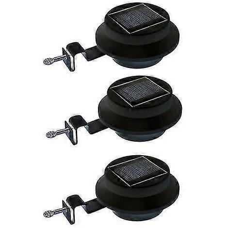 Solar gutter lights x 3