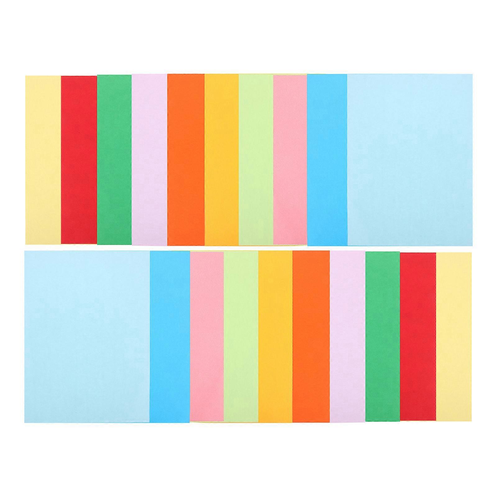 Colored Craft Paper Sheets for Classroom Projects with 300 Assorted Sheets