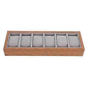 Wooden Watch Storage Box And Display Tray For Jewelry On Dressing Table 1Pack
