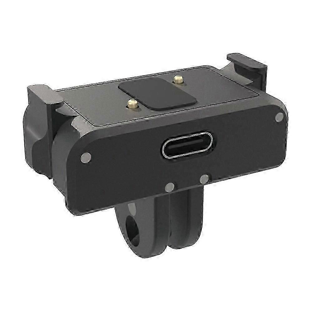 Compatible For Osmo 360 / Action 5 / 4 / 3 Camera Magnetic Adapter Quick Release Mount with Type-C Charging Interface