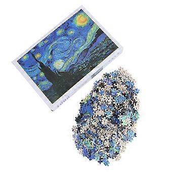 Night Jigsaw Puzzle for Kids Playing 1Pcs Oil Painting Puzzle