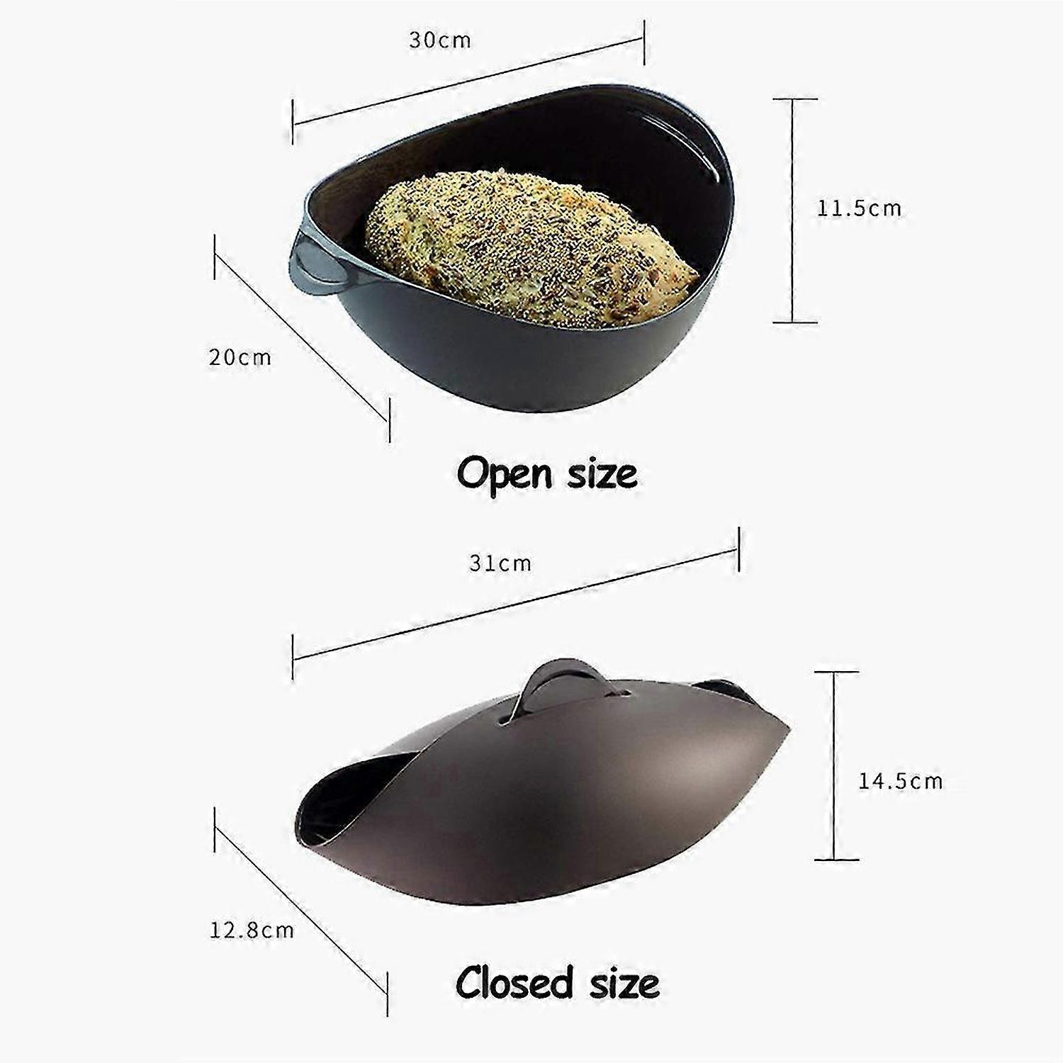 Silicone Bread Baking Pan Kitchen with Side Openings Silicone Bread Tray