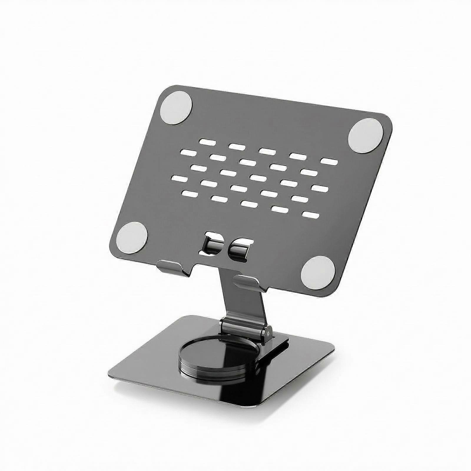 Desktop Stand Metal Stand with Rotating Base Foldable for Students,
