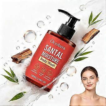 Tägliches Santal Pheromon-Duschgel, sanfte Körperreinigung für seidig-glatte Haut, langanhaltende Frische für mehr Selbstbewusstsein. 100 ml