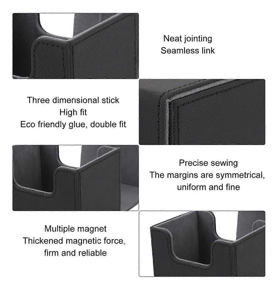Large letter case with magnetic lid