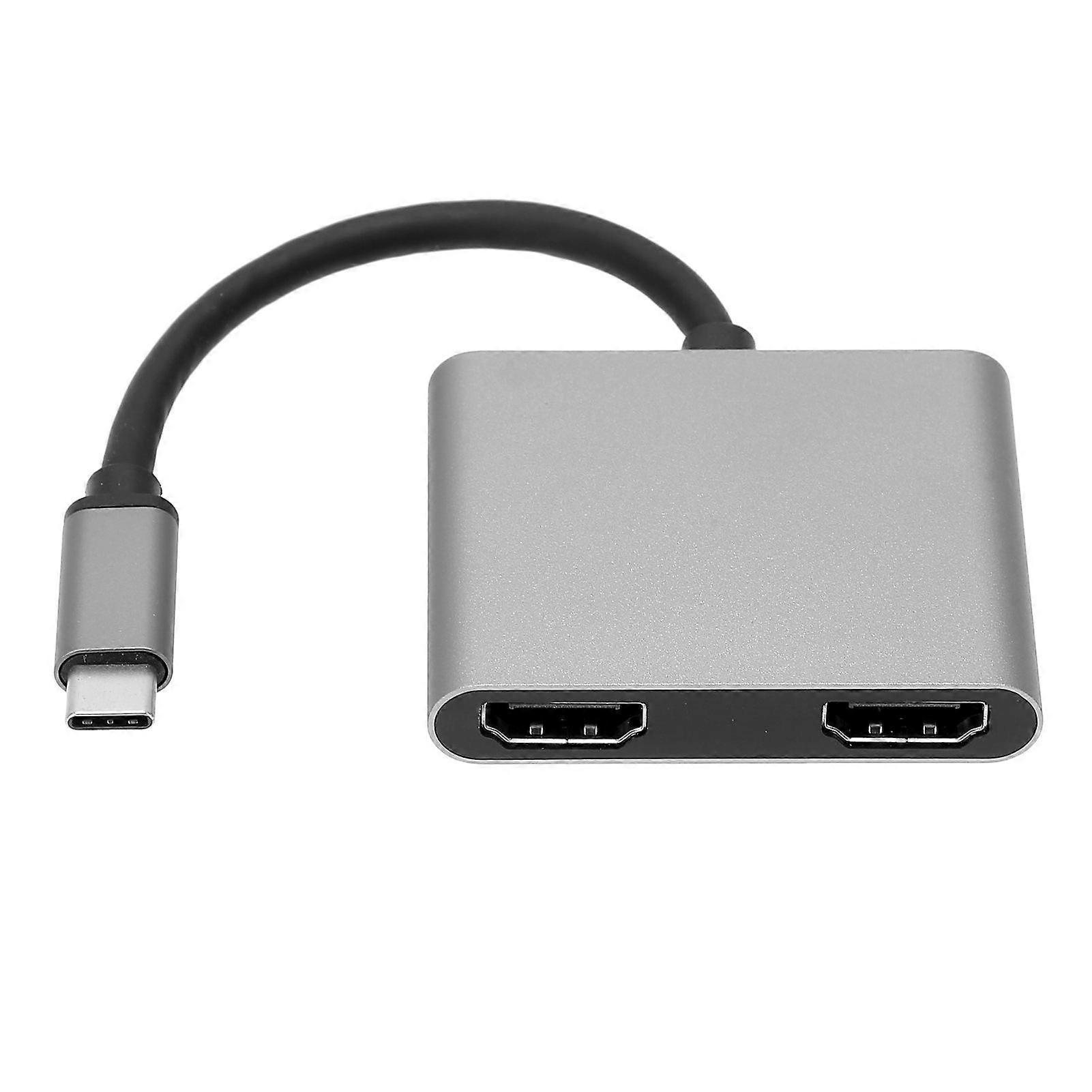 Docking Station 4 in 1 Type?C Converter Multi?Screen Power Adapter Hub On?Screen Device