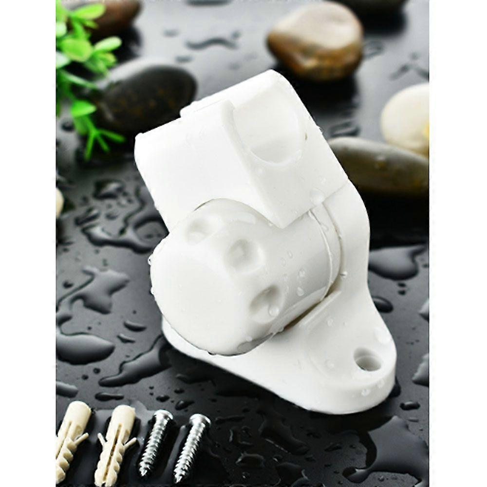 4PCS White Height Adjustable Hand Shower Holder - Large a