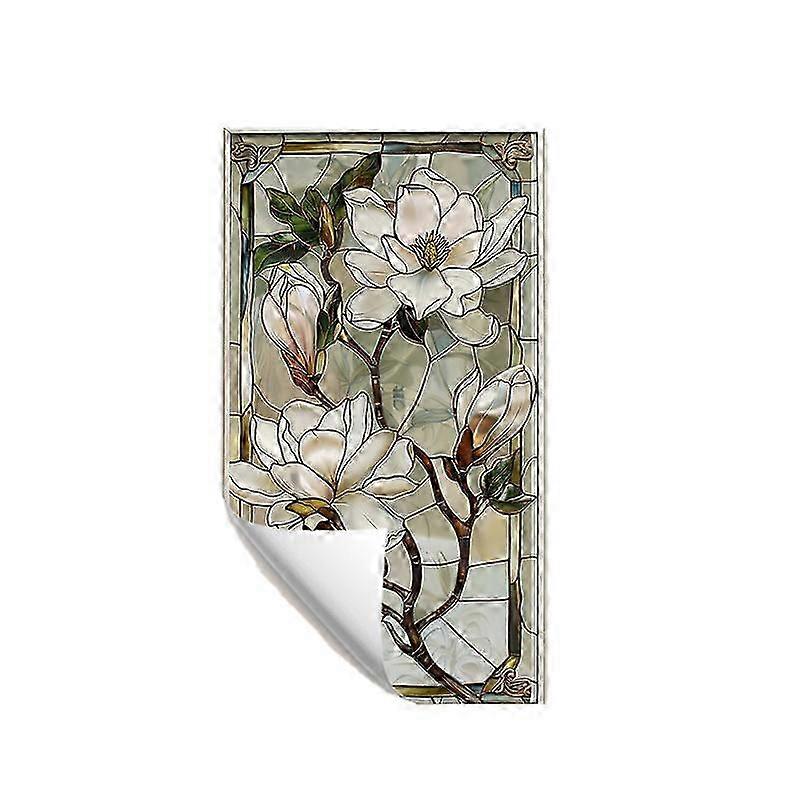 Double-Sided Floral Window Sticker PVC