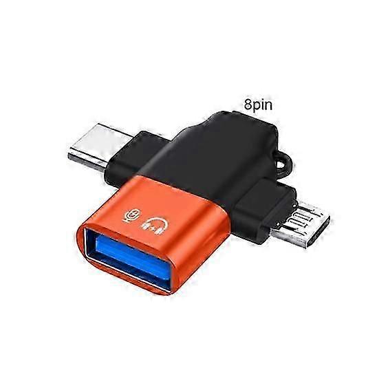 Type-C Adapter Plug Fast Play Compact Charging Data Transfer Universal Size Portable USB Micro 3 OTG