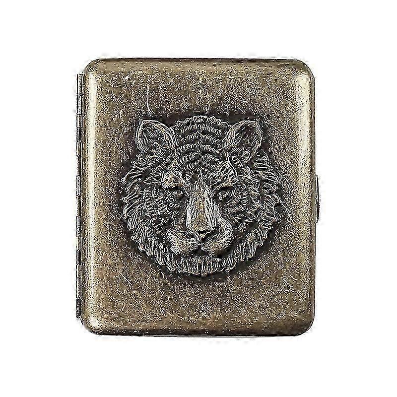 20-Pc Portable Bronze Cigarette Case