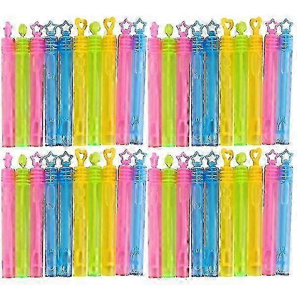 64pcs Kids Bubble Making Wands Funny Bubble Blowing Plaything