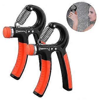 Finger grip strength trainer with adjustable resistance, suitable for wrist and forearm exercises.